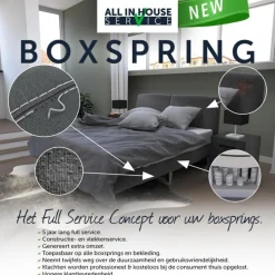 Onderhoud & Bescherming|Accessoires*Beddenbriljant All In House Service Boxspring – 5 jaar bescherming tegen vlekken en gebruiksproblemen