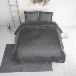 Dekbedovertrekken*Beddenbriljant Beauty Skin Care Anthracite Glanssatijn