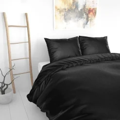 Dekbedovertrekken*Beddenbriljant Beauty Skin Care Black glanssatijn