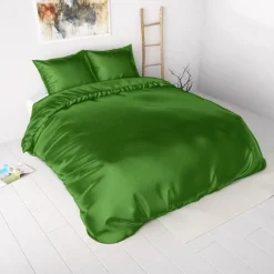 Dekbedovertrekken*Beddenbriljant Beauty Skin Care Green Glanssatijn