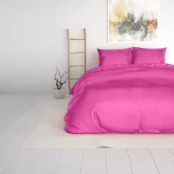 Dekbedovertrekken*Beddenbriljant Beauty Skin Care Hot Pink glanssatijn