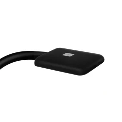 Verlichting*Beddenbriljant Bedlamp Square Zwart (2 stuks) incl. USB/Trafo/verdeler/dimmer