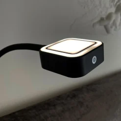 Verlichting*Beddenbriljant Bedlamp Straight Zwart (2 st.) incl. USB + Trafo + verdeler