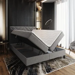 Boxspring Met Tv Lift|Boxspring Met Opbergruimte*Beddenbriljant Boxspring Chevron met Opbergruimte