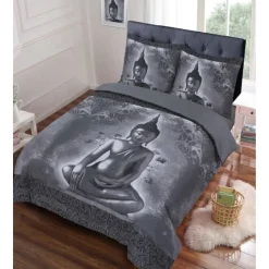 Dekbedovertrekken*Beddenbriljant Buddha Grijs