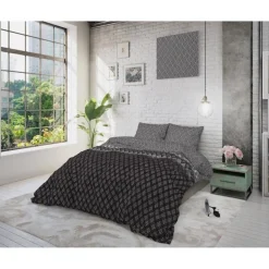 Dekbedovertrekken*Beddenbriljant Cheng Anthracite