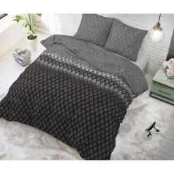 Dekbedovertrekken*Beddenbriljant Cheng Anthracite