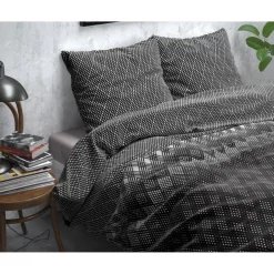 Dekbedovertrekken*Beddenbriljant Cheng Anthracite - flanel