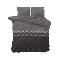 Dekbedovertrekken*Beddenbriljant Cheng Anthracite - flanel