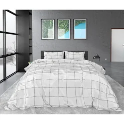 Dekbedovertrekken*Beddenbriljant Deep check White