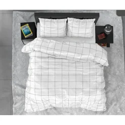 Dekbedovertrekken*Beddenbriljant Deep check White