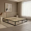 Bedframe*Beddenbriljant 2dekans Bedframe Metaal 160 x 200 Zwart - Niet in originele verpakking