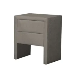 Nachtkasten*Beddenbriljant 2dekans Nachtkastje met 2 Lades - Taupe - 45 x 45 x H60 - Niet in originele verpakking