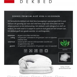 4-Seizoenen Dekbed*Beddenbriljant Diamant Premium Aloe Vera 4- Seizoenen Dekbed