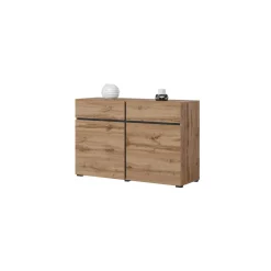 Dressoirs*Beddenbriljant Dressoir Crotone - 2-deurs incl. 2 lades - Wotan Eiken