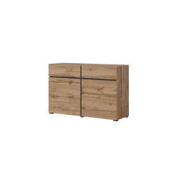 Dressoirs*Beddenbriljant Dressoir Crotone - 2-deurs incl. 2 lades - Wotan Eiken