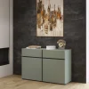 Dressoirs*Beddenbriljant Dressoir Crotone - 2-deurs incl. 2 lades - Groen