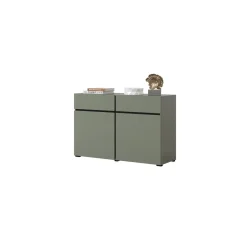 Dressoirs*Beddenbriljant Dressoir Crotone - 2-deurs incl. 2 lades - Groen