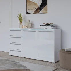 Dressoirs*Beddenbriljant Dressoir Nîmes – Wit