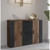 Dressoirs*Beddenbriljant Dressoir Siena – Bruin
