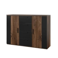Dressoirs*Beddenbriljant Dressoir Siena – Bruin