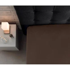Matras Hoeslakens*Beddenbriljant Dubbel Jersey Matras Hoeslaken Taupe 220