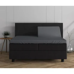 Splittopper Hoeslakens*Beddenbriljant Dubbel Jersey Splittopper Hoeslaken - Antraciet 220 gr