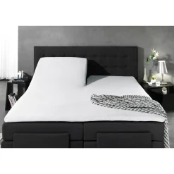 Splittopper Hoeslakens*Beddenbriljant Duo Splittopperhoeslaken Jersey Wit