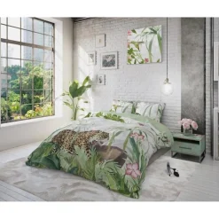 Dekbedovertrekken*Beddenbriljant Exotic Tiger Green