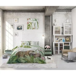 Dekbedovertrekken*Beddenbriljant Exotic Tiger Green