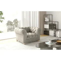 Fauteuils*Beddenbriljant Fauteuil Chicago - Ruime keuze in stof en kleur
