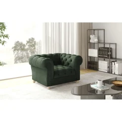 Fauteuils*Beddenbriljant Fauteuil Chicago - Ruime keuze in stof en kleur