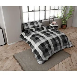 Dekbedovertrekken*Beddenbriljant Fl Steef Anthracite