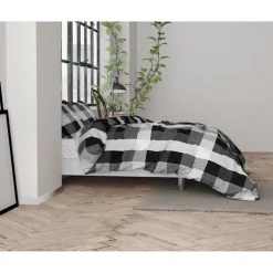 Dekbedovertrekken*Beddenbriljant Fl Steef Anthracite