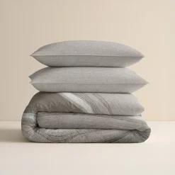 Dekbedovertrekken*Beddenbriljant Flanel Stone Stripe Taupe