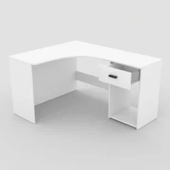 Bureaus*Beddenbriljant Hoekbureau Corsa - Wit