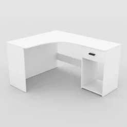 Bureaus*Beddenbriljant Hoekbureau Corsa - Wit