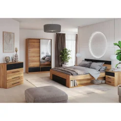 Houten Bed*Beddenbriljant Houten Bed met Lade Bern - Naturel - Bedframe