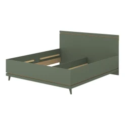 Houten Bed*Beddenbriljant Houten Bed Skagen - Groen - Bedframe