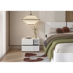 Bed Met Opbergruimte|Houten Bed*Beddenbriljant Houten Opbergbed Crotone - Wit