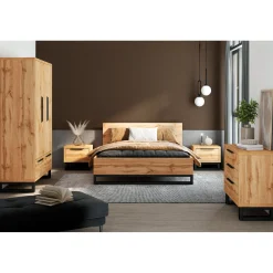 Bed Met Opbergruimte|Houten Bed*Beddenbriljant Houten Opbergbed Halmstad - Wotan Eiken