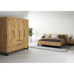 Bed Met Opbergruimte|Houten Bed*Beddenbriljant Houten Opbergbed Halmstad - Wotan Eiken