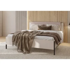 Bed Met Opbergruimte|Houten Bed*Beddenbriljant Houten Opbergbed Jura - Taupe