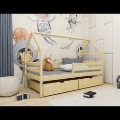 Kinderbed*Beddenbriljant Huisbed met Lades Aaron - Leverbaar in 8 kleuren!