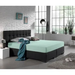 Matras Hoeslakens*Beddenbriljant Jersey Matras Hoeslaken 135 gr Pastel Blue