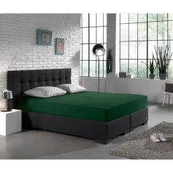 Matras Hoeslakens*Beddenbriljant Jersey Matras Hoeslaken 135 gr Botanical Green