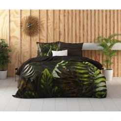 Dekbedovertrekken*Beddenbriljant Jungle Art 2 | Taupe