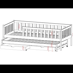 Kinderbed*Beddenbriljant Kajuitbed Cody - Wit - Direct Leverbaar!