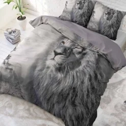 Dekbedovertrekken*Beddenbriljant King of Nature Grey