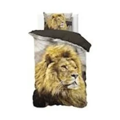 Dekbedovertrekken*Beddenbriljant Lion Mind Taupe